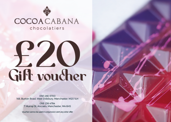 Cocoa Cabana vouchers - £20