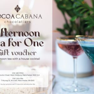 Cocoa Cabana vouchers - afternoon tea with a house cocktail