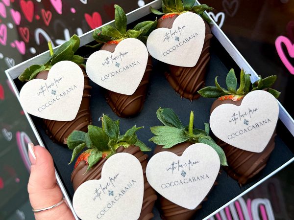 Valentine's chocolate strawberries from Cocoa Cabana