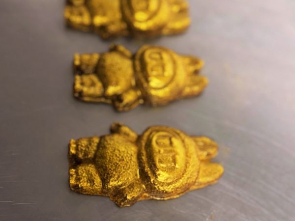 Milk Chocolate 24K Gold Labubu